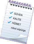 GÜVEN KALİTE HİZMET robot süpürge